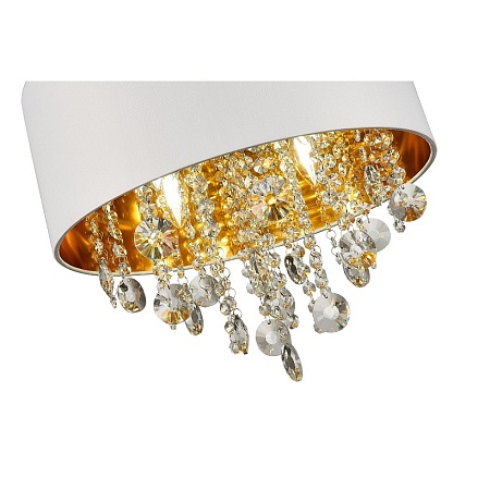Светильник подвесной ST-Luce Хром/Белый, Золотистый, Прозрачный E14 4*40W SL1350.503.04 - фото