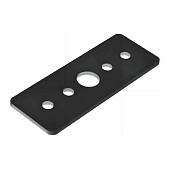 Прямой соединитель для подвесного, накладного/встраиваемого шинопровода ST-Luce Черный ST067.409.15