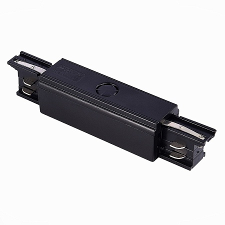 Центральный токоподвод для трехфазного шинопровода ST-Luce Черный ST030.409.13 - фото