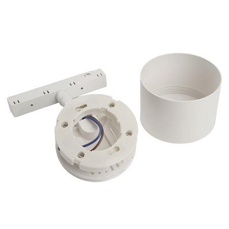 Светильник Feron AL119 трековый магнитный под лампу GX53 230В, белый - фото