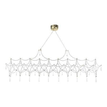 Светильник подвесной ST-Luce Золотистый/Прозрачный LED 1*23W 4000K SL6603.203.23 - фото