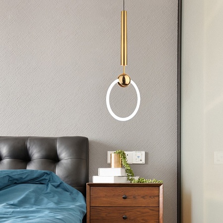 Подвесной Светильник Ring L D30 Серебро Imperiumloft 178413-26 - фото