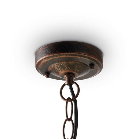 Светильник садово-парковый Feron PL595 на цепочке  60W 230V E27, коричневый - фото