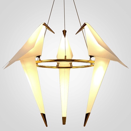 Люстра Origami Bird Chandelier 3 Imperiumloft 75246-22 - фото