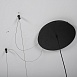 Реечный Подвесной Светильник Palma Wall Lamp 2 Шара + 1 Вазон Горизонтальная Imperiumloft 204172-22 - фото