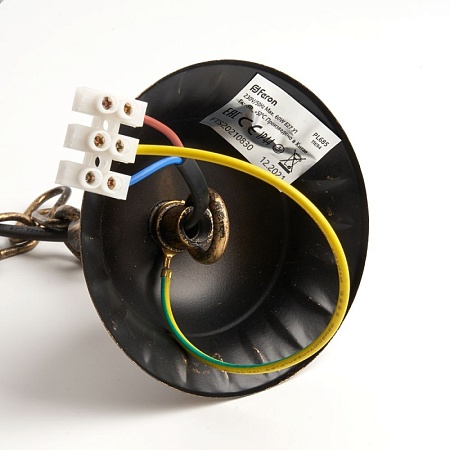 Светильник садово-парковый Feron PL685 на цепочке 60W 230V E27, черное золото - фото