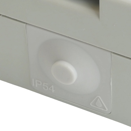 Розетка 1-местная с крышкой с/з STEKKER, PST16-11-54, пластик АВS, 250В, 16А, IP54, серый/графит - фото