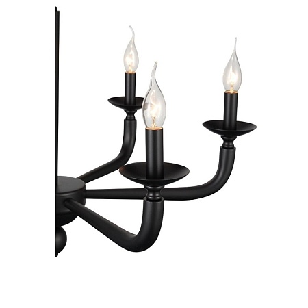 Люстра подвесная ST-Luce Черный E14 6*40W SL1114.403.06 - фото