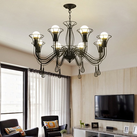 Подвесная Люстра Cast 8 White Imperiumloft 181893-26 - фото