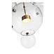 Светильник подвесной ST-Luce Латунь/Прозрачный LED 1*14W 3000K SL1133.213.01 - фото