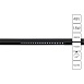 Магнитный трековый светильник Arte Lamp LINEA A4675PL-1BK - фото