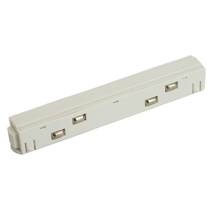 Соединитель угловой для низковольтного встраиваемого шинопровода, белый, LD2004 - фото