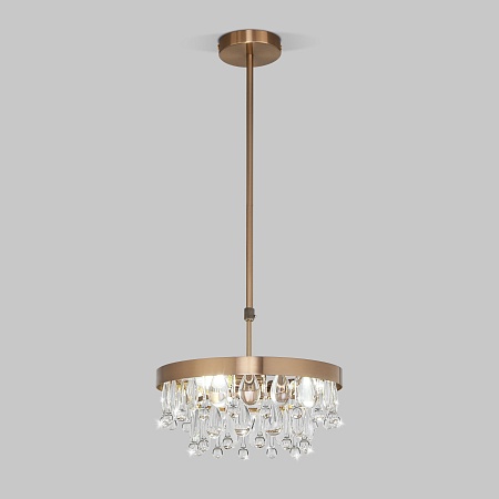 Подвесной светильник Eurosvet 60165/3 латунь - фото