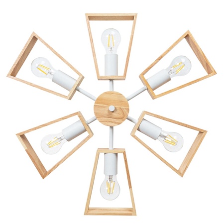 Потолочная люстра ARTE LAMP A8030PL-6WH - фото