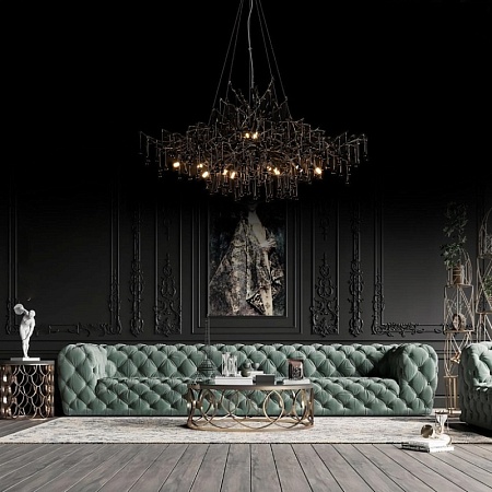 10067/1250 BK Подвесная люстра LOFT IT Bijout - фото