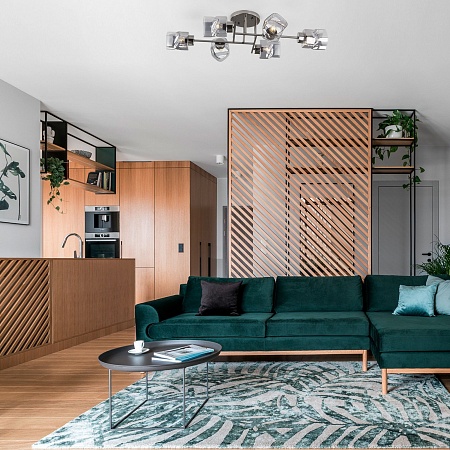 Потолочный светильник Eurosvet 30165/6 черный жемчуг - фото