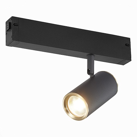 Св-к трек. Черный GU10 1*50W IP20 L104xW54xH111 180-240V Без ламп ST504.436.01 - фото