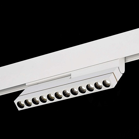Магнитный трековый светильник Белый LED 1*12W 4000K 500Lm Ra>90 36° IP20 L220xW22xH117 ST805.546.12 - фото