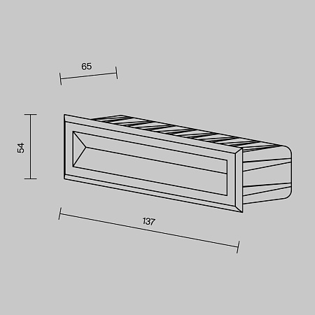 Подсветка для лестниц Outdoor Bosca O045SL-L5B3K - фото