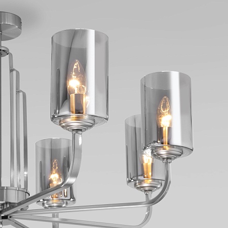 Потолочный светильник Eurosvet 60138/8 сатин-никель - фото