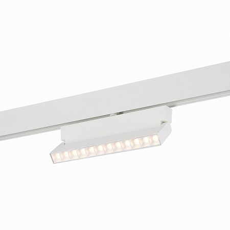 Магнитный трековый светильник белый LED 1*12W 3000K 1 009Lm Ra>80 36° IP20 L219xW22xH13 ST362.536.12 - фото