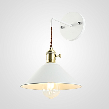 Бра С Подвесным Плафоном Braid Wall White Imperiumloft 167735-26 - фото