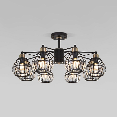 Потолочный светильник Eurosvet 70075/8 черный - фото