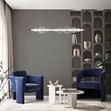 Подвесной светильник Freya Glaze FR5396PL-L11BS - фото