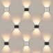 Пылевлагозащи&lt;wbr&gt;щенный светодиодный светильник Twinky Double серый IP54 1555 Techno LED серый - фото