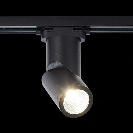 Св-к трек. Черный LED 1*10W 4000K 800Lm Ra>90 38° IP20 D60xH190 165-265V ST650.446.10 - фото