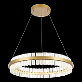 Светильник подвесной ST-Luce Матовое золото/Прозрачный LED 1*44W 3000K SL383.213.01