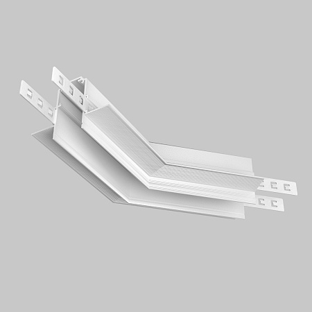 Угол-соединитель 135° Exility встраиваемый  под ГКЛ 12,5мм, белый - фото