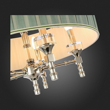 Светильник подвесной ST-Luce Никель/Оливковый E14 5*40W SL1121.103.05 - фото