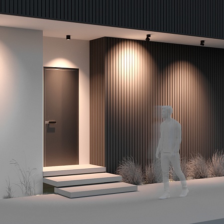 Потолочный светильник Outdoor Spin O310CL-L12GF3K - фото