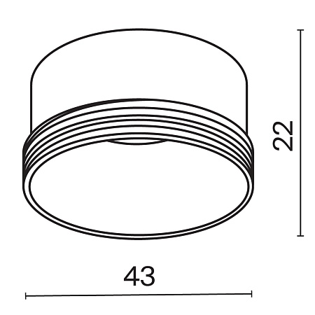 Комплектующие для светильника Technical RingS-5-W - фото