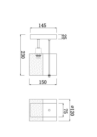 Настенный светильник (бра) Freya Ampera FR2023WL-01CH - фото