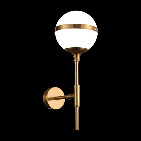 Светильник настенный ST-Luce Бронза/Белый E14 1*40W SL1157.301.01 - фото