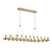 Светильник подвесной ST-Luce золотистый/белый LED 1*50W 4000K SL6610.203.26