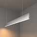 Линейный светодиодный подвесной односторонний светильник 103см 20Вт 3000К серебряный LSG-01-1-8*103-16-3000-MS Elektrostandard Pro - фото