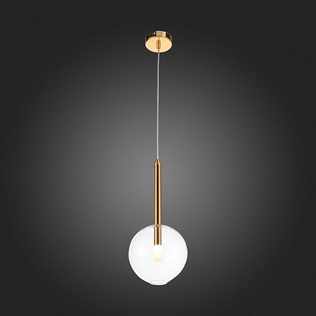 Светильник подвесной ST-Luce Золотистый/Прозрачный G9 1*5W SL1054.203.01 - фото