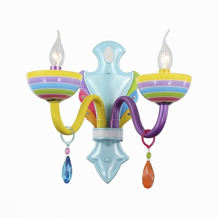 Бра ST-Luce Разноцветный/Разноцветный E14 2*40W SL672.781.02 - фото