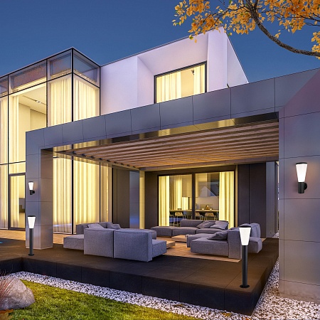 Ландшафтный светильник чёрный IP54 1417 TECHNO Elektrostandard - фото