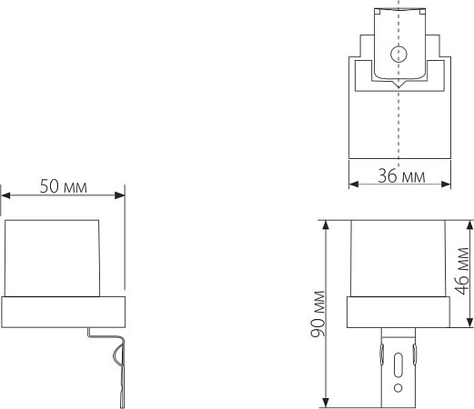 Датчик освещенности 1200W IP44 SNS L 06 Elektrostandard - фото
