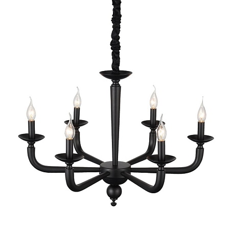 Люстра подвесная ST-Luce Черный E14 6*40W SL1114.403.06 - фото