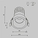 Встраиваемый светильник Technical DL117-15W-4K-W - фото