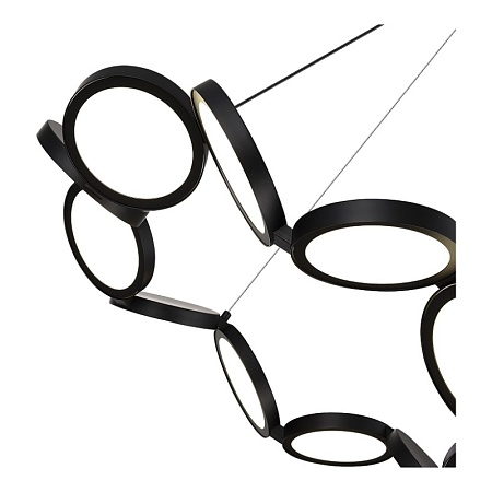 Светильник подвесной ST-Luce Черный/Белый LED 1*60W 4000K SL6508.403.01 - фото