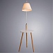 Торшер со столиком ARTE LAMP A9201PN-1WH - фото