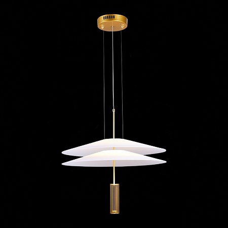 Люстра подвесная ST-Luce Золотистый/Белый LED 1*10W 3000K SL6101.203.01 - фото