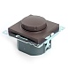 Выключатель диммирующий TRIAC(механизм), STEKKER GLS10-7106-04, 250V, 500W, серия Катрин, шоколад - фото