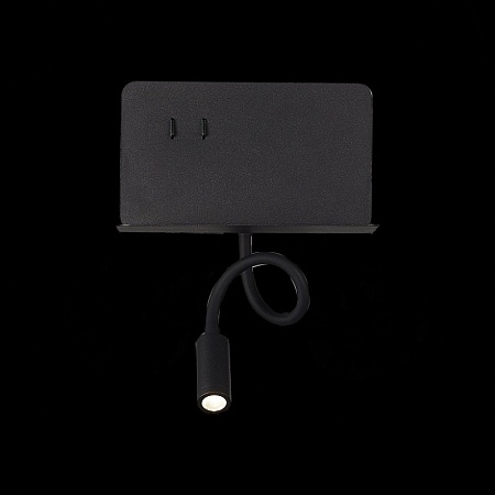 Светильник настенный ST-Luce Черный/Черный LED 2*3W 4000K SL1576.401.02 - фото